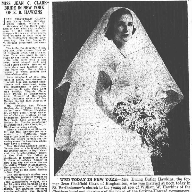 CLARK Jean Chatfield wedding newspaper.jpg